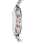 Michael Kors Darci Rose Gold Dial Two Tone Steel Strap Watch for Women - MK3726