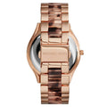 Michael Kors Runway Rose Gold Dial Two Tone Steel Strap Watch for Women - MK4301
