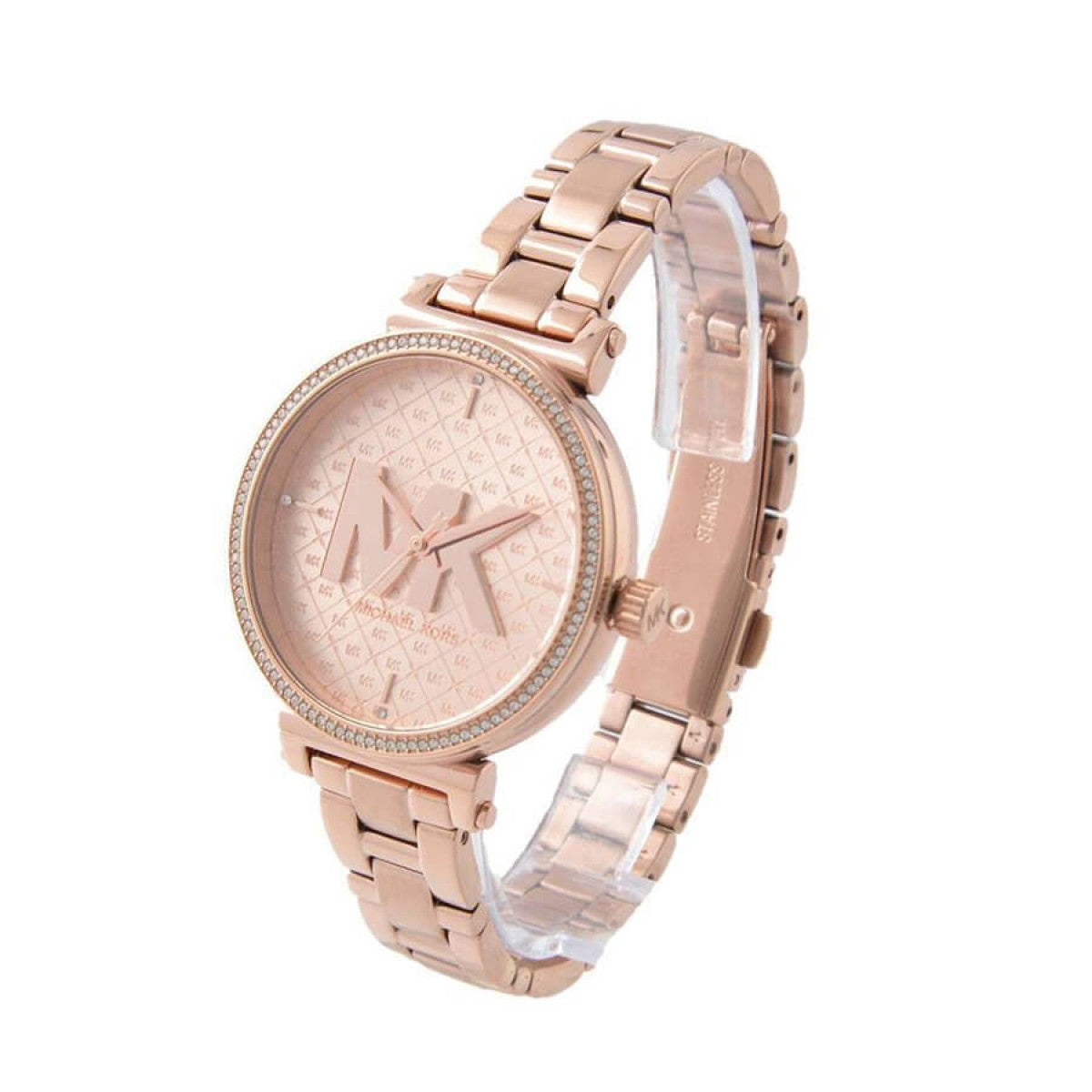  Shop Authentic Michael Kors Sofie Quartz Rose Gold Dial Rose Gold Steel Strap Watch For Women - MK4335 - Luxxuri