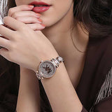  Shop Authentic Michael Kors Sofie Quartz Crystals Crystals Rose Gold Dial Rose Gold Steel Strap Watch For Women - MK4336 - Luxxuri