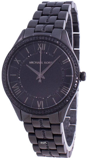  Shop Authentic Michael Kors Lauryn Quartz Black Dial Black Steel Strap Watch For Women - MK4337 - Luxxuri