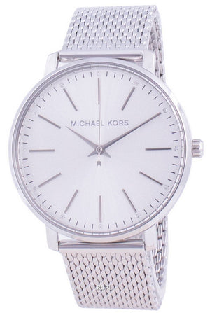  Shop Authentic Michael Kors Pyper Quartz White Dial Silver Mesh Strap Watch for Women - MK4338 - Luxxuri