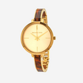  Shop Authentic Michael Kors Jaryn Quartz Gold Dial Two Tone Steel Strap Watch for Women - MK4341 - Luxxuri