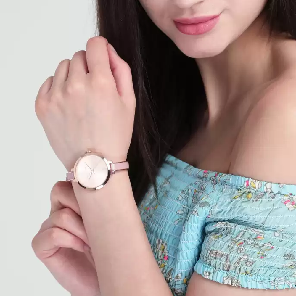  Shop Authentic Michael Kors Jaryn Analog Gold Dial Pink Steel Strap Watch For Women - MK4343 - Luxxuri