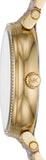  Shop Authentic Michael Kors Sofie Crystals Mother of Pearl Pink Dial Two Tone Steel Strap Watch For Women - MK4344 - Luxxuri