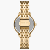  Shop Authentic Michael Kors Melissa Quartz Gold Dial Gold Steel Strap Watch for Women - MK4368 - Luxxuri