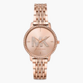  Shop Authentic Michael Kors Melissa Pave Quartz Rose Gold Dial Rose Gold Steel Strap Watch for Women - MK4372 - Luxxuri
