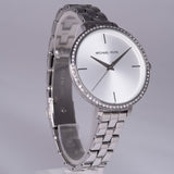  Shop Authentic Michael Kors Charley Quartz Silver Dial Silver Steel Strap Watch for Women - MK4398 - Luxxuri