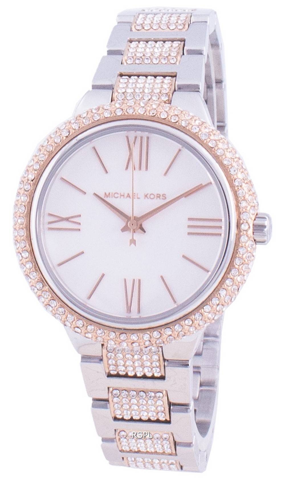  Shop Authentic Michael Kors Taryn Quartz White Dial Two Tone Steel Strap Watch For Women - MK4461 - Luxxuri