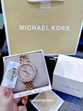  Shop Authentic Michael Kors Darci Quartz Rose Gold Dial Rose Gold Steel Strap Watch For Women - MK4514 - Luxxuri
