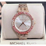 Shop Authentic Michael Kors Darci Pave Silver Dial Rose Gold Steel Strap Watch For Women - MK4517 - Luxxuri