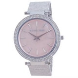  Shop Authentic Michael Kors Darci Analog Pink Dial Silver Mesh Bracelet Watch For Women - MK4518 - Luxxuri