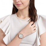  Shop Authentic Michael Kors Darci Quartz Mother of Pearl White Dial Rose Gold Mesh Bracelet Watch For Women - MK4519 - Luxxuri