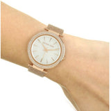  Shop Authentic Michael Kors Darci Quartz Mother of Pearl White Dial Rose Gold Mesh Bracelet Watch For Women - MK4519 - Luxxuri