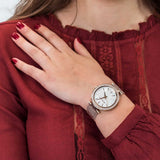  Shop Authentic Michael Kors Darci Quartz Mother of Pearl White Dial Rose Gold Mesh Bracelet Watch For Women - MK4519 - Luxxuri