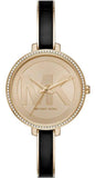  Shop Authentic Michael Kors Jaryn Quartz Gold Dial Black Steel Strap Watch For Women - MK4544 - Luxxuri