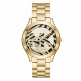  Shop Authentic Michael Kors Runway Gold Dial Gold Steel Strap Watch For Women - MK4561 - Luxxuri