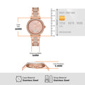  Shop Authentic Michael Kors Abbey Three-Hand Analog Crystals Rose Gold Dial Rose Gold Steel Strap Watch for Women - MK4617 - Luxxuri