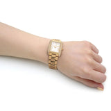  Shop Authentic Michael Kors Emery Three-Hand Crystals Silver Dial Gold Steel Strap Watch for Women - MK4640 - Luxxuri