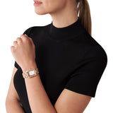  Shop Authentic Michael Kors Emery Three-Hand Crystals Silver Dial Rose Gold Steel Strap Watch for Women - MK4641 - Luxxuri