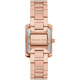  Shop Authentic Michael Kors Emery Three-Hand Crystals Silver Dial Rose Gold Steel Strap Watch for Women - MK4641 - Luxxuri