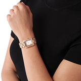  Shop Authentic Michael Kors Emery Three-Hand Crystals Silver Dial Rose Gold Steel Strap Watch for Women - MK4641 - Luxxuri