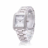  Shop Authentic Michael Kors Emery Three-Hand Crystals White Dial Silver Steel Strap Watch for Women - MK4642 - Luxxuri
