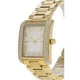  Shop Authentic Michael Kors Emery Three-Hand Crystals Silver Dial Gold Steel Strap Watch for Women - MK4643 - Luxxuri