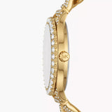  Shop Authentic Michael Kors Layton Multifunction Glitz Silver Dial Gold Steel Strap Watch for Women - MK4653 - Luxxuri