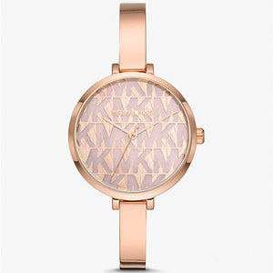  Shop Authentic Michael Kors Naia Quartz Rose Gold Dial Rose Gold Steel Strap Watch for Women - MK4679 - Luxxuri