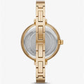 Michael Kors Naia Quartz Gold Dial Gold Steel Strap Watch for Women - MK4687