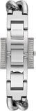  Shop Authentic Michael Kors Chain Lock Pave Silver Dial Silver Steel Strap Watch For Women - MK4718 - Luxxuri