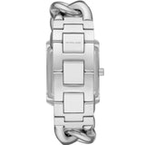  Shop Authentic Michael Kors Chain Lock Pave Silver Dial Silver Steel Strap Watch For Women - MK4718 - Luxxuri
