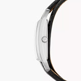  Shop Authentic Michael Kors Empire Three-Hand Silver Dial Black Leather Strap Watch For Women - MK4722 - Luxxuri