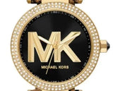 Shop Authentic Michael Kors Parker Black Dial Cheetah Print Brown Leather Strap Watch For Women - MK4723 - Luxxuri