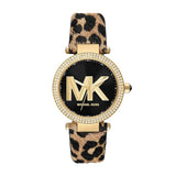  Shop Authentic Michael Kors Parker Black Dial Cheetah Print Brown Leather Strap Watch For Women - MK4723 - Luxxuri