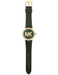  Shop Authentic Michael Kors Parker Green Dial Green Leather Strap Watch For Women - MK4724 - Luxxuri
