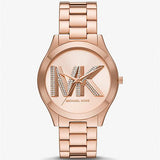  Shop Authentic Michael Kors Slim Runway Analog Rose Gold Dial Rose Gold Steel Strap Watch For Women - MK4733 - Luxxuri