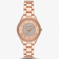  Shop Authentic Michael Kors Lauryn Three-Hand Crystals Rose Gold Dial Rose Gold Steel Strap Watch for Women - MK4736 - Luxxuri