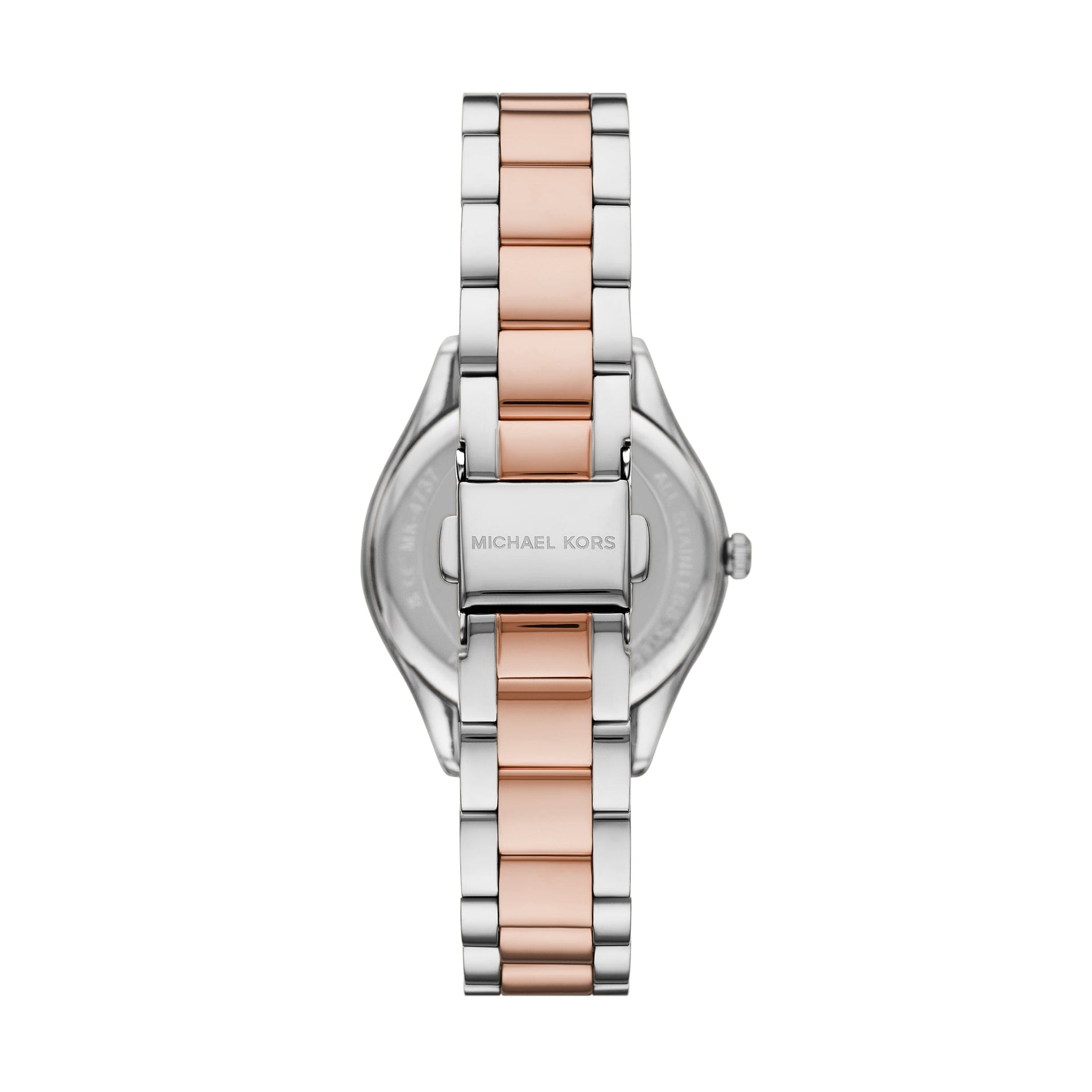 Michael Kors Lauryn Three-Hand Blue Dial Two Tone Steel Strap Watch for Women - MK4738
