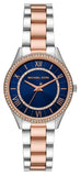  Shop Authentic Michael Kors Lauryn Three-Hand Blue Dial Two Tone Steel Strap Watch for Women - MK4738 - Luxxuri