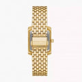 Michael Kors Emery Pave Analog Green Dial Gold Steel Strap Watch for Women - MK4742