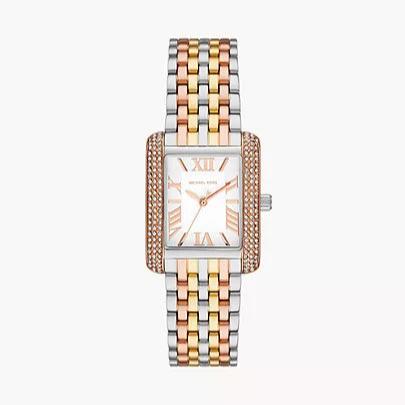  Shop Authentic Michael Kors Emery Three-Hand White Dial Two Tone Steel Strap Watch for Women - MK4744 - Luxxuri