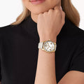  Shop Authentic Michael Kors Lexington Analog Silver Dial White Leather Strap Watch For Women - MK4746 - Luxxuri
