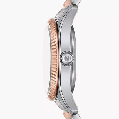  Shop Authentic Michael Kors Lexington Three-Hand White Dial Two Tone Steel Strap Watch for Women - MK4817 - Luxxuri