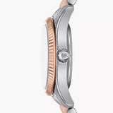  Shop Authentic Michael Kors Lexington Three-Hand White Dial Two Tone Steel Strap Watch for Women - MK4817 - Luxxuri