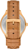  Shop Authentic Michael Kors Sage Three-Hand Mother of Pearl White Dial Brown Leather Strap Watch for Women - MK4819 - Luxxuri