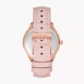  Shop Authentic Michael Kors Sage Three-Hand Mother of Pearl Pink Dial Pink Leather Strap Watch for Women - MK4820 - Luxxuri
