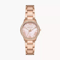  Shop Authentic Michael Kors Sage Three-Hand Crystals Mother of Pearl Dial Rose Gold Steel Strap Watch for Women - MK4823 - Luxxuri