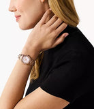  Shop Authentic Michael Kors Sage Three-Hand Crystals Mother of Pearl Dial Rose Gold Steel Strap Watch for Women - MK4823 - Luxxuri